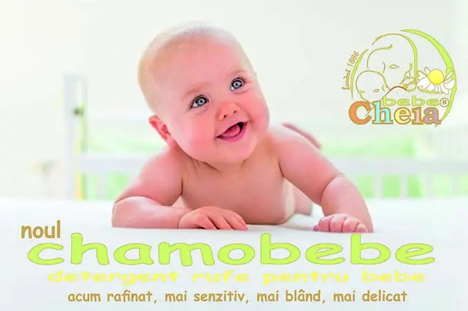 Noul detergent rufe pentru bebe Chamobebe